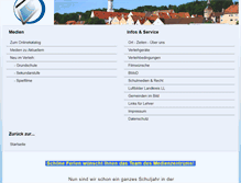 Tablet Screenshot of medienzentrum-landsberg.de